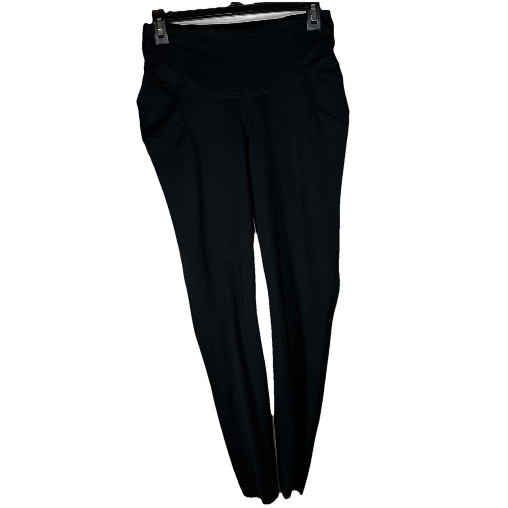 Free People FP Movement Set Theβ Pace Black Leggings Pockets Size Medium